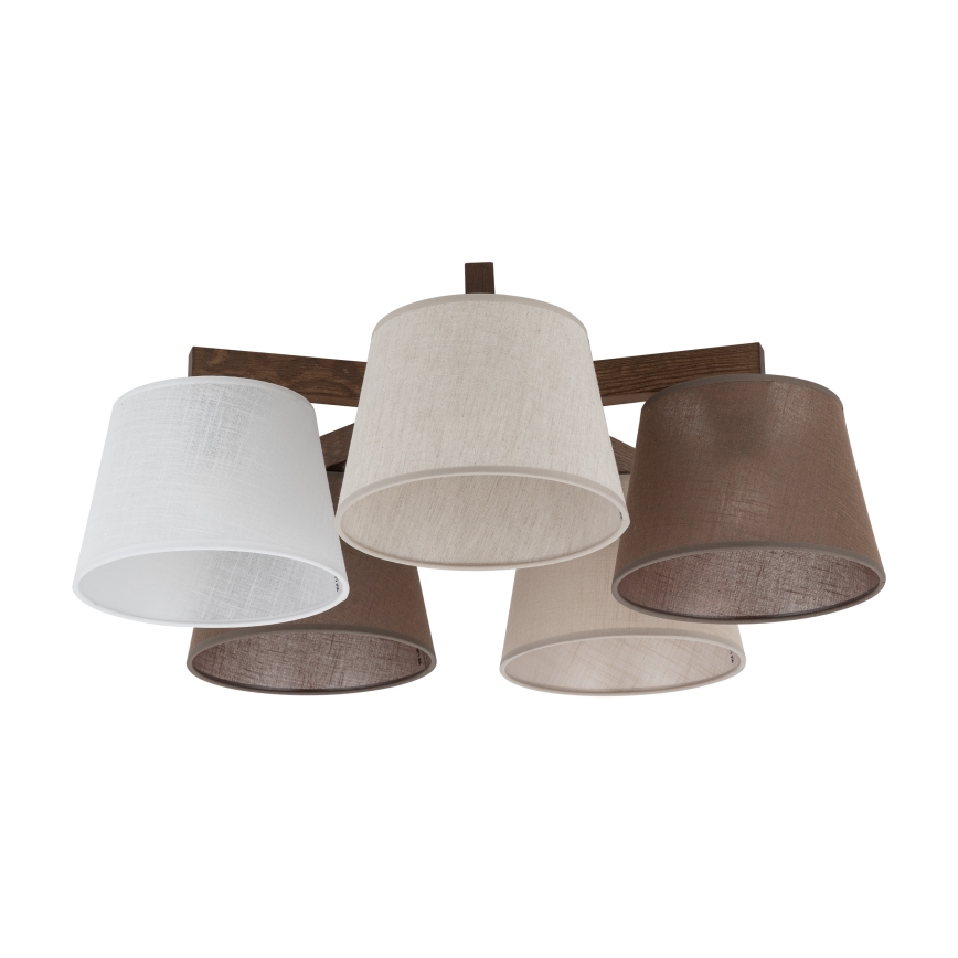 Brilagi - Lustre plafonnier LATTE 5xE27/15W/230V pin/mix