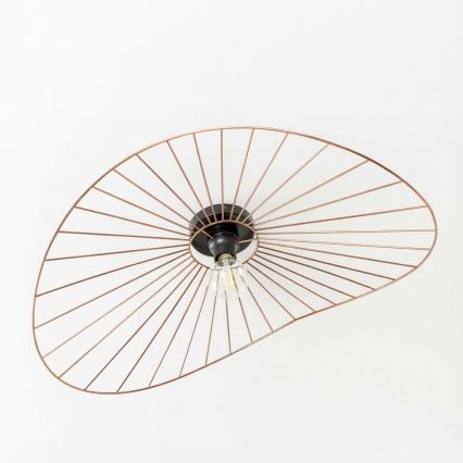 Brilagi - Lustre plafonnier LED CERIA WIRE 1xE27/40W/230V 60x80 cm bronze