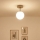 Brilagi - Lustre plafonnier MILO ECRU 1xE27/60W/230V beige/doré