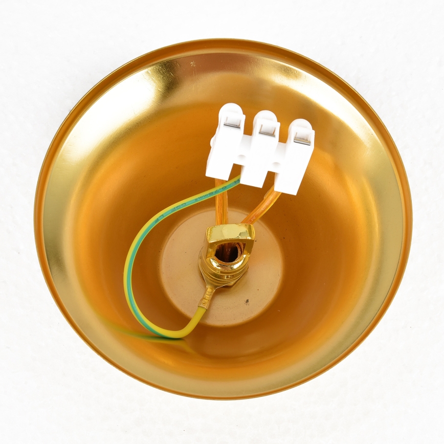 Brilagi - Lustre sur chaîne ECLIPSE 7xE14/10W/230V Ø 48 cm, noir/doré