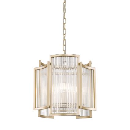 Brilagi - Lustre sur chaîne RAMOS 3xE14/60W/230V doré