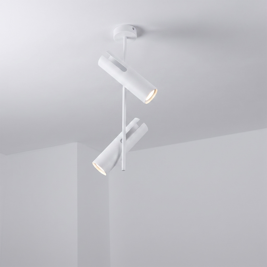 Brilagi - Lustre sur tige BRANCH 2xGU10/30W/230V blanc