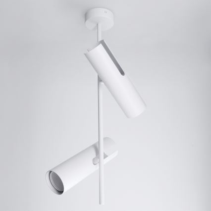 Brilagi - Lustre sur tige BRANCH 2xGU10/30W/230V blanc