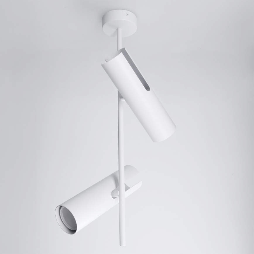 Brilagi - Lustre sur tige BRANCH 2xGU10/30W/230V blanc