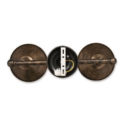 BRILAGI - Lustre sur tige FORGE 2xE27/60W/230V cuivré/patiné