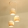 Brilagi - Lustre suspendu sur câble RESNA 3xE27/60W/230V Ø 45 cm crème/beige
