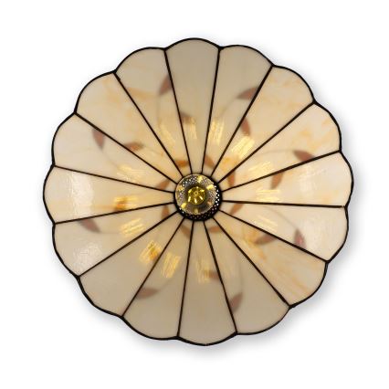BRILAGI - Lustre Tiffany en vitrail sur chaîne FOLIA 1xE27/60W/230V Ø 40 cm