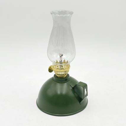 Brilagi - MERLIN petroleumlamp groen