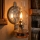 Brilagi - MERLIN petroleumlamp met spiegel, glanzend chroom