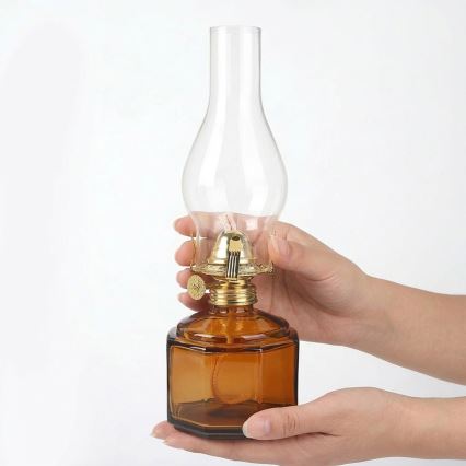 Brilagi - MERLIN petroleumlamp oranje