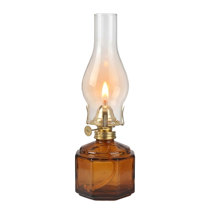 Brilagi - MERLIN petroleumlamp oranje