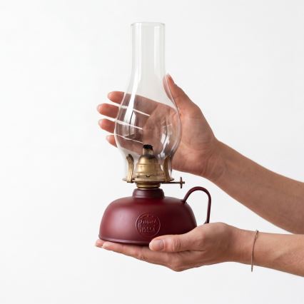 Brilagi - MERLIN petroleumlamp rood