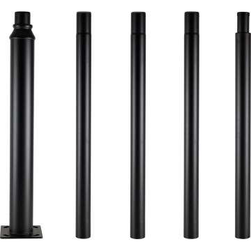 Brilagi - Metalen mast voor URBAN buitenverlichting, 5 m, Ø 58 mm, zwart