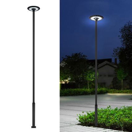 Brilagi - Metalen mast voor URBAN buitenverlichting, 5 m, Ø 58 mm, zwart