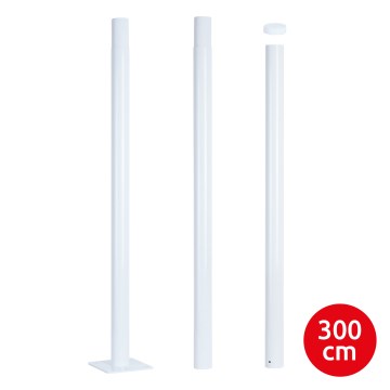 Brilagi - Metalen paal voor buitenverlichting URBAN 3 m pool diameter 58 mat wit