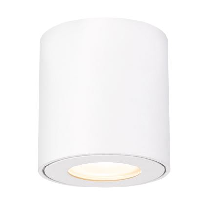 Brilagi - LED RGBW dimbaar badkamerarmatuur MIA 1xGU10/4,8W/230V 3000K 84x80 mm wit IP54 + afstandsbediening