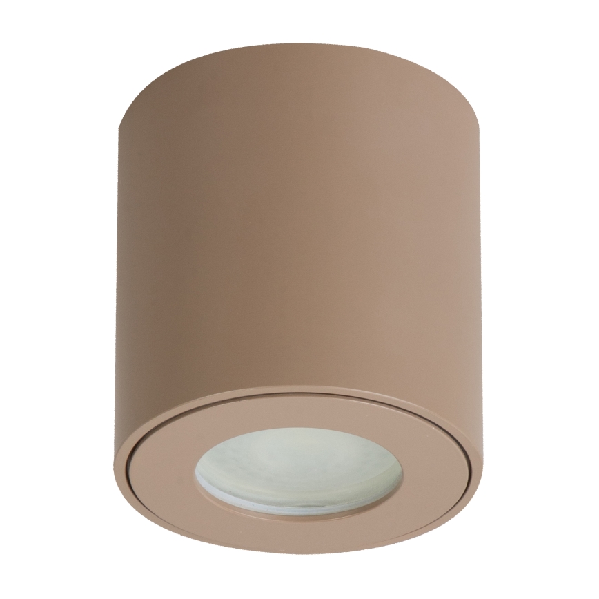 Brilagi - Luminaire LED RGBW dimmable pour salle de bains MIA 1xGU10/4,8W/230V 3000K 84x80 mm beige IP54 + télécommande