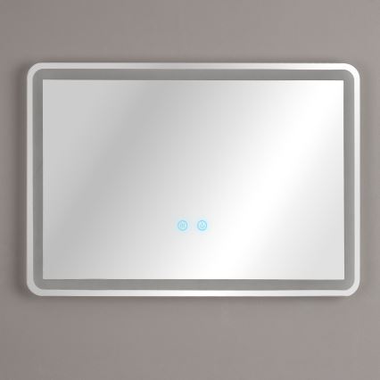 Brilagi - Miroir chauffant LED de salle de bains BELLA LED/12W/230V 40x60 cm IP44 IRC 90 dimmable + CCT