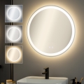 BRILAGI - Miroir chauffant LED pour salle de bains AVA ECO LED/11,5W/230V Ø 60 cm IP44 CRI 90 dimmable + CCT