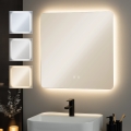 BRILAGI - Miroir chauffant LED pour salle de bains DIANA LED/17W/230V 60x60 cm IP44 IRC 90 gradable + CCT
