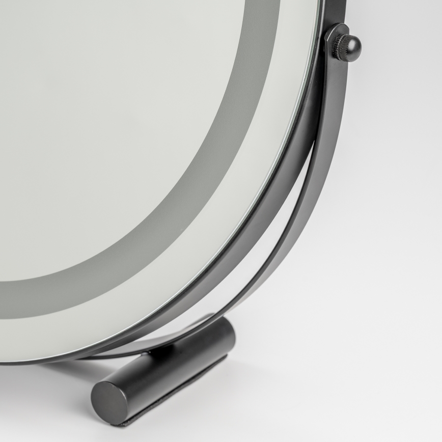 BRILAGI - Miroir de maquillage LED dimmable CALIFORNIA LED/17W/230V 3000/4000/6500K Ø 42 cm noir