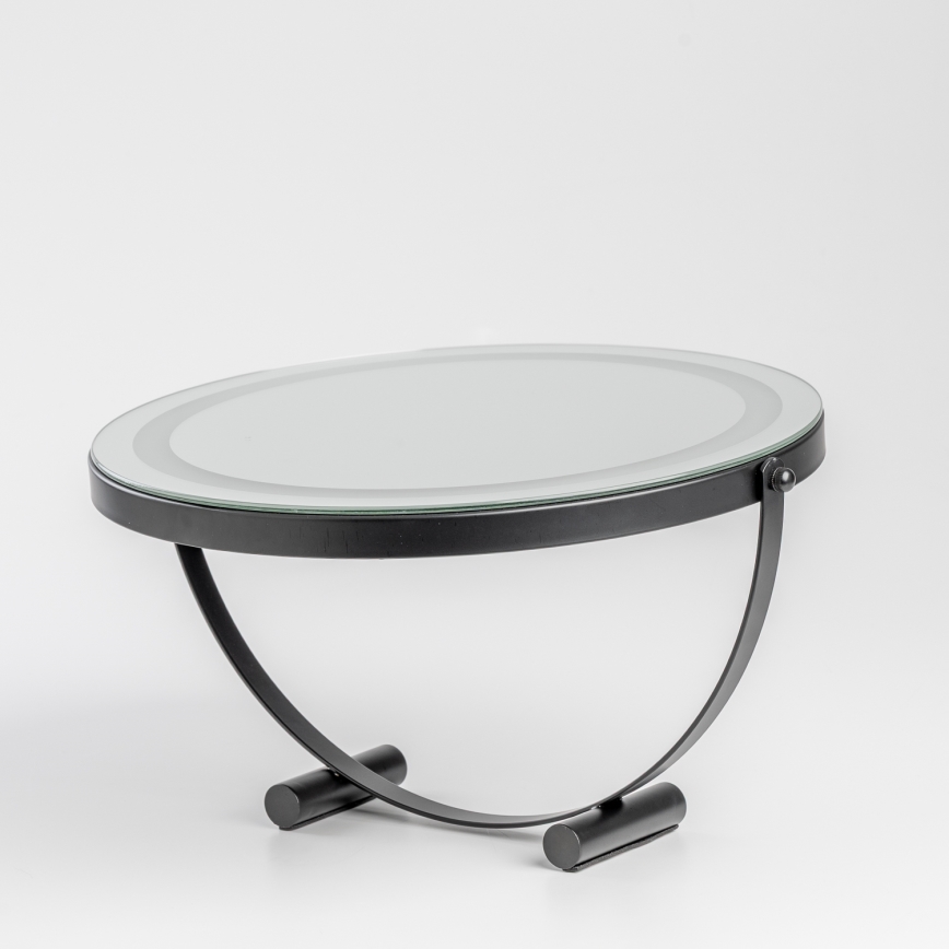 BRILAGI - Miroir de maquillage LED dimmable CALIFORNIA LED/17W/230V 3000/4000/6500K Ø 42 cm noir