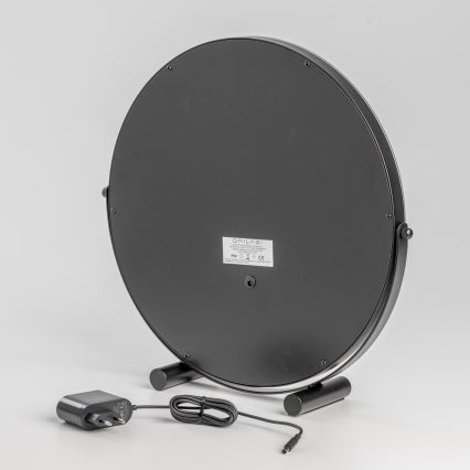 BRILAGI - Miroir de maquillage LED dimmable CALIFORNIA LED/17W/230V 3000/4000/6500K Ø 42 cm noir