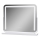 Brilagi - Miroir de maquillage LED à intensité variable CALIFORNIA LED/22W/230V 3000/4000/6500K 58 x 43 cm blanc