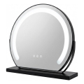 Brilagi - Miroir de maquillage LED dimmable FLORIDA LED/14W/230V 3000/4000/6500K 44x40 cm noir
