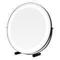 Brilagi - Miroir de maquillage LED dimmable FLORIDA LED/17W/230V 3000/4000/6500K Ø 42 cm noir