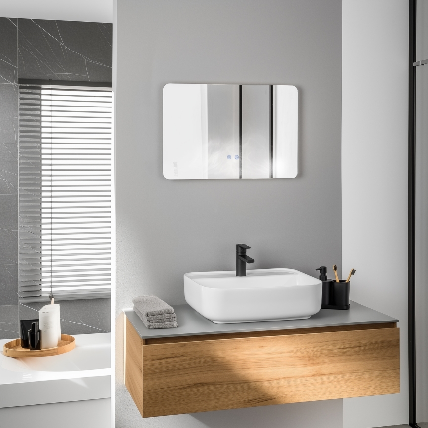 Brilagi - Miroir chauffant LED pour salle de bains DIANA LED/13W/230V 40x60 cm IP44 IRC 90 dimmable + CCT