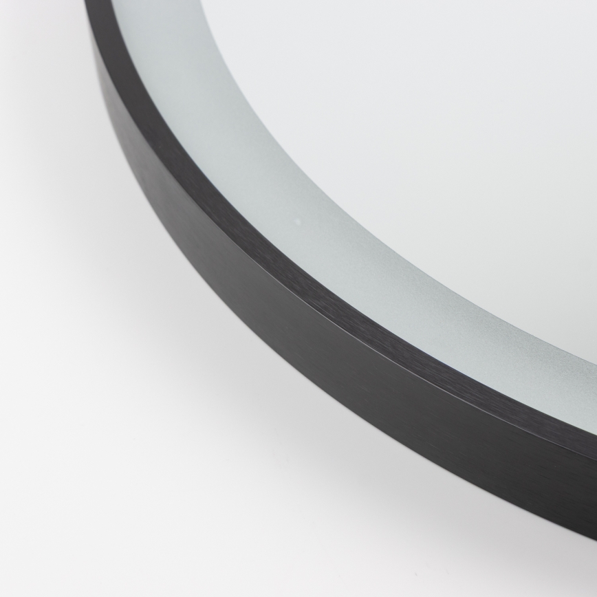 Brilagi - Miroir LED pour salle de bains ASTI LED/19W/230V Ø 60 cm noir IP44 CRI 90 dimmable + CCT
