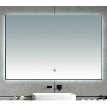 Brilagi - Miroir de salle de bains LED DESIO LED/28W/230V 60x80 cm argenté IP44 IRC 90 dimmable + CCT