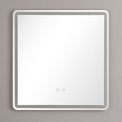 Brilagi - Miroir chauffant LED pour salle de bains BELLA LED/16W/230V 60x60 cm IP44 IRC 90 dimmable + CCT (température de couleur réglable)