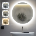 BRILAGI - Miroir de salle de bains LED LUNA LED/19W/230V Ø 60 cm IP44 IRC 90 dimmable + CCT
