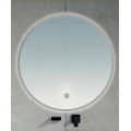 BRILAGI - Miroir de salle de bains LED VENA SILVER LED/19W/230V Ø 60 cm IP44 IRC 90 dimmable + CCT