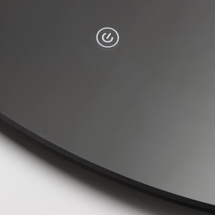 Brilagi - Miroir LED pour salle de bains VENA BLACK, LED 32W/230V, Ø 100 cm, IP44, IRC 90, dimmable + CCT