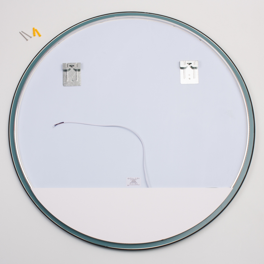 Brilagi - Miroir LED pour salle de bains VENA BLACK, LED 32W/230V, Ø 100 cm, IP44, IRC 90, dimmable + CCT