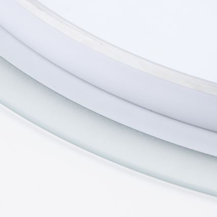 Brilagi - Miroir LED pour salle de bains BERNATE LED/19W/230V Ø 60 cm argenté IP44 IRC 90 dimmable + CCT
