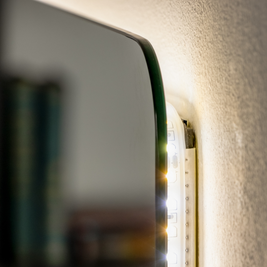 Brilagi - Miroir LED de salle de bains COMO LED/24W/230V 60x60 cm IP44 CRI 90 dimmable + CCT