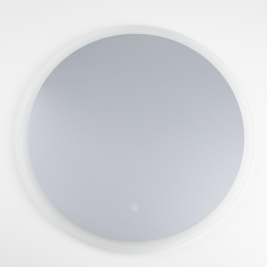 Brilagi - Miroir de salle de bains LED CUNEO 19 W / 230 V, Ø 60 cm, IP44, IRC 90, dimmable avec CCT réglable