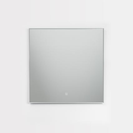 Brilagi - Miroir de salle de bains LED DESIO LED/24W/230V 60x60 cm argenté IP44 IRC 90 dimmable + CCT