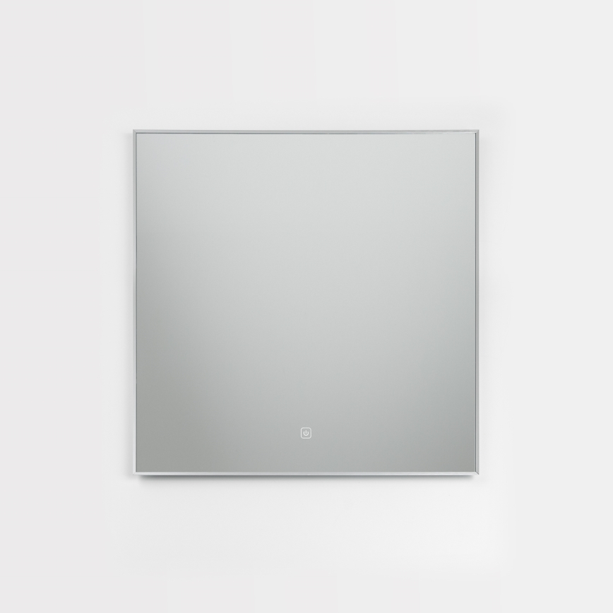 Brilagi - Miroir de salle de bains LED DESIO LED/24W/230V 60x60 cm argenté IP44 IRC 90 dimmable + CCT