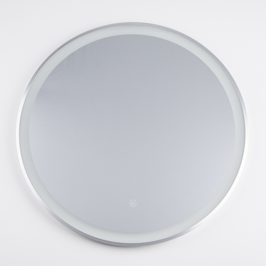Brilagi - Miroir LED de salle de bains TORINO LED/19W/230V Ø 60 cm argenté IP44 IRC 90 dimmable + CCT réglable