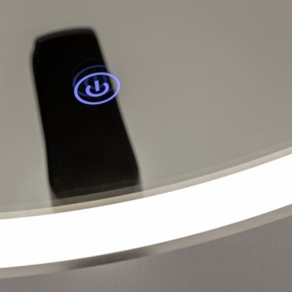 Brilagi - Miroir LED de salle de bains TORINO LED/19W/230V Ø 60 cm argenté IP44 IRC 90 dimmable + CCT réglable