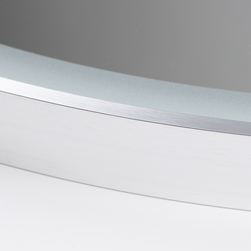 Brilagi - Miroir LED de salle de bains TORINO LED/19W/230V Ø 60 cm argenté IP44 IRC 90 dimmable + CCT réglable