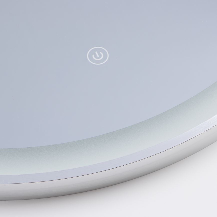 Brilagi - Miroir LED de salle de bains TORINO LED/19W/230V Ø 60 cm argenté IP44 IRC 90 dimmable + CCT réglable