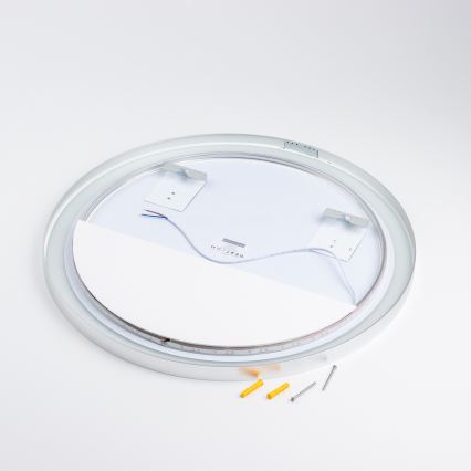 Brilagi - Miroir LED de salle de bains TORINO LED/19W/230V Ø 60 cm argenté IP44 IRC 90 dimmable + CCT réglable