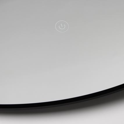 Brilagi - Miroir LED pour salle de bains VENA BLACK LED/26W/230V Ø 80 cm IP44 CRI 90 dimmable + CCT