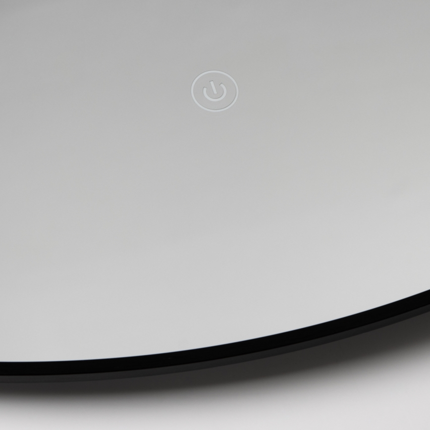 Brilagi - Miroir LED pour salle de bains VENA BLACK LED/26W/230V Ø 80 cm IP44 CRI 90 dimmable + CCT